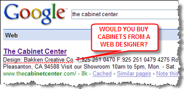 Cabinet Center on Google