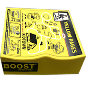 yellow page booster seat