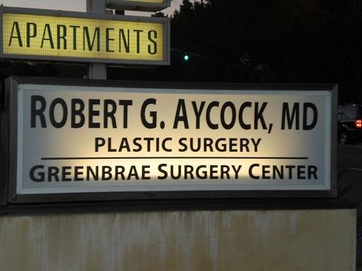Dr. Robert G. Aycock Bay Area Plastic Surgeon & Silly Name