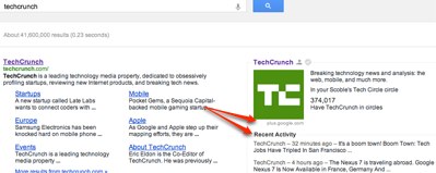 TechCrunch Google Plus