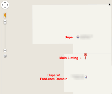Google MapMaker Ford.com Dupe