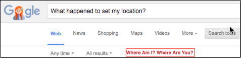 Google Set My Location