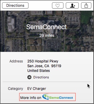 SemaConnect Apple Maps Profile