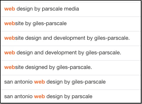 Web Design Variants