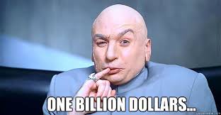 one billion dollars dr evil